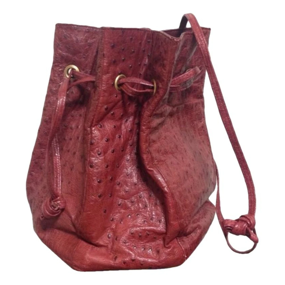 Pre-owned Bally Leather Handbag In Red
