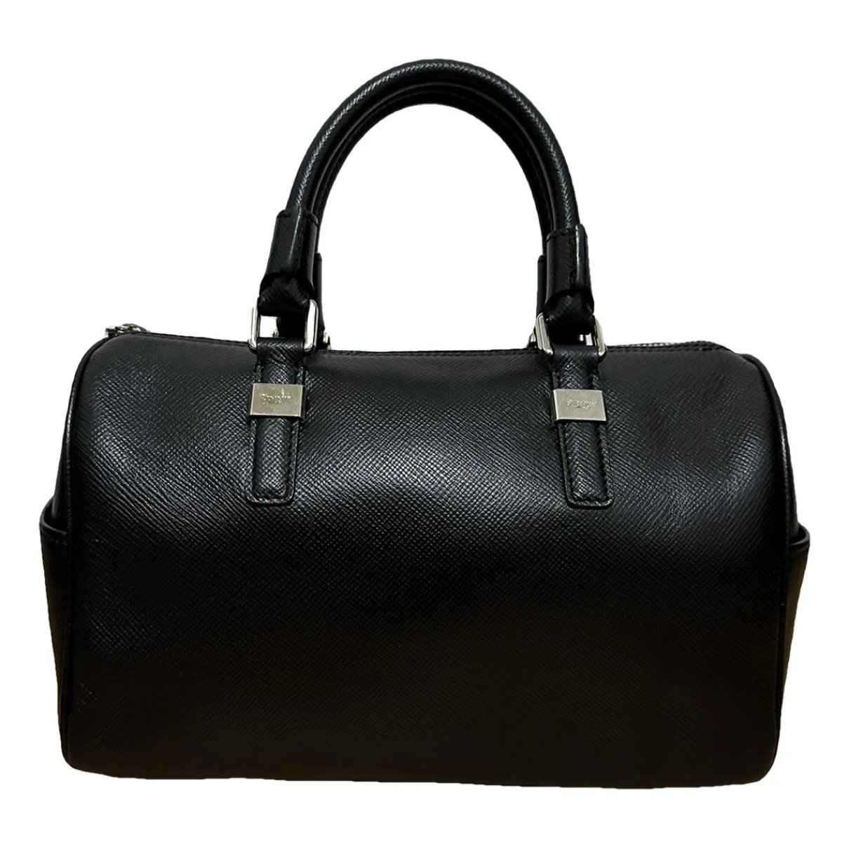 Pre-owned Serapian Leather Handbag In Black