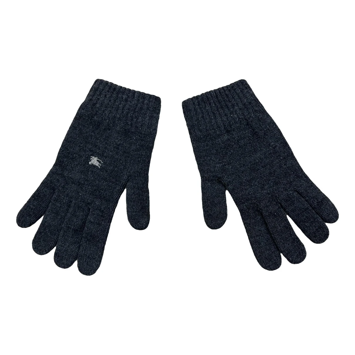 Pre-owned Burberry Gloves In Grey