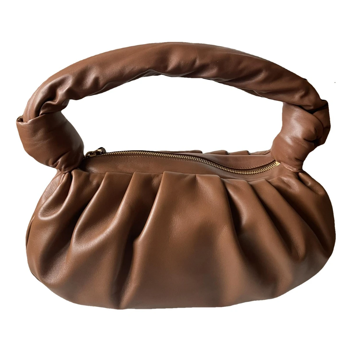 Pre-owned Miu Miu Leather Bag In Brown