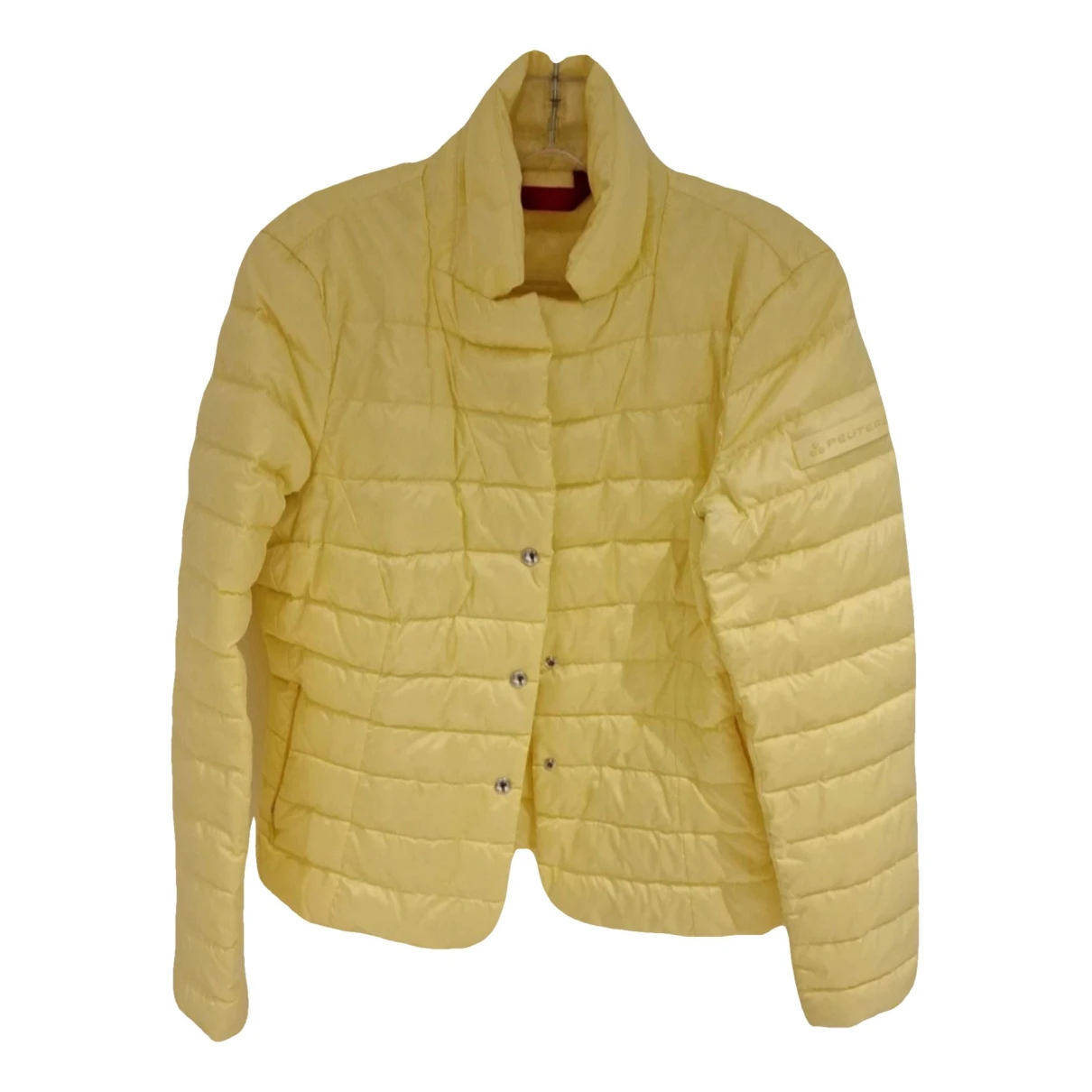 Pre-owned Peuterey Short Vest In Yellow