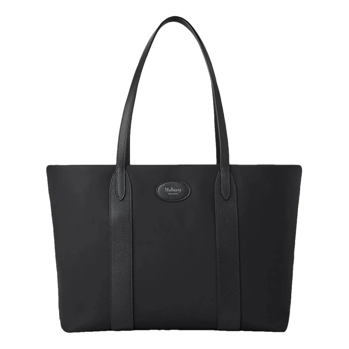 Pre-owned Mulberry Bayswater Tote Leather Tote In Black