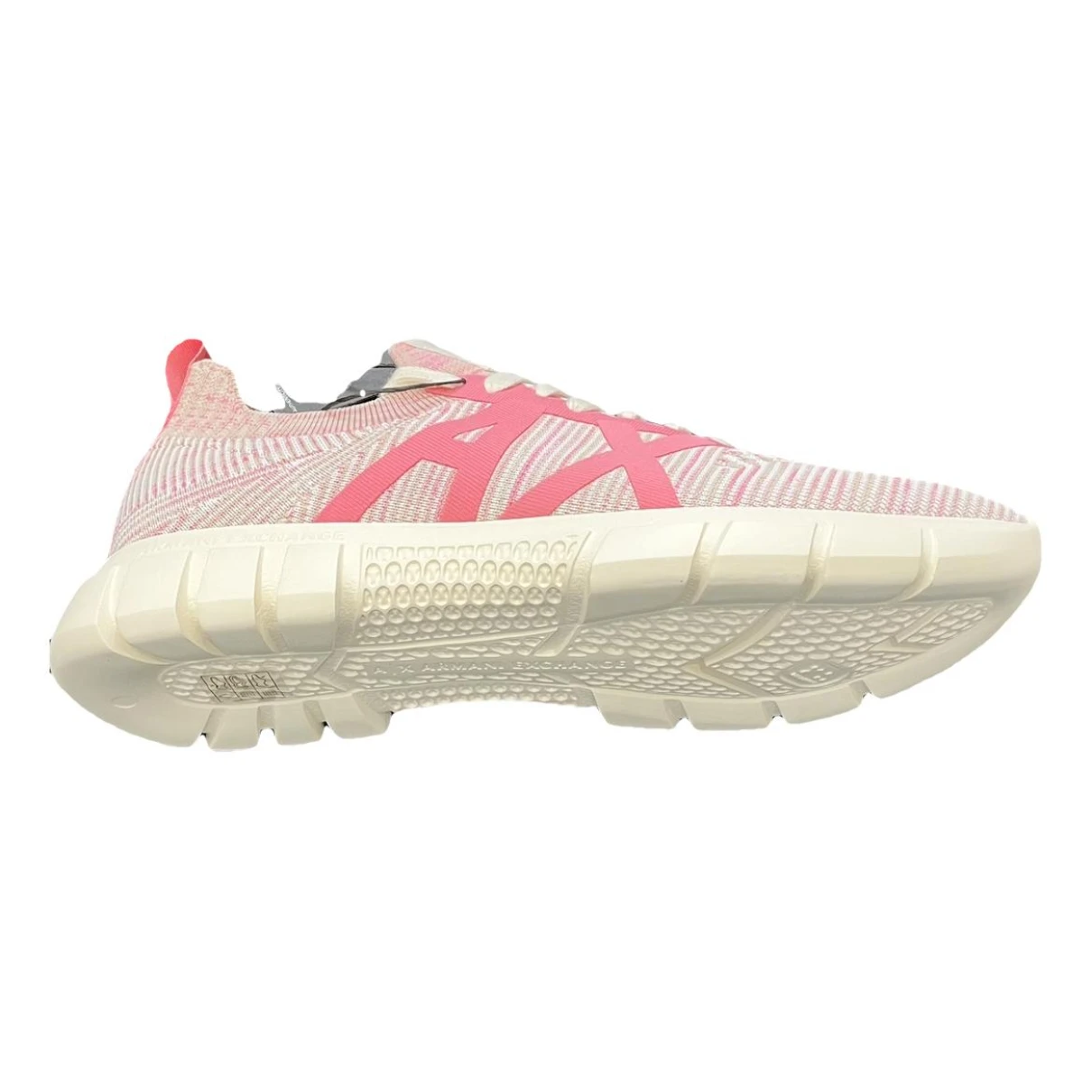 Pre-owned Armani Exchange Trainers In Pink