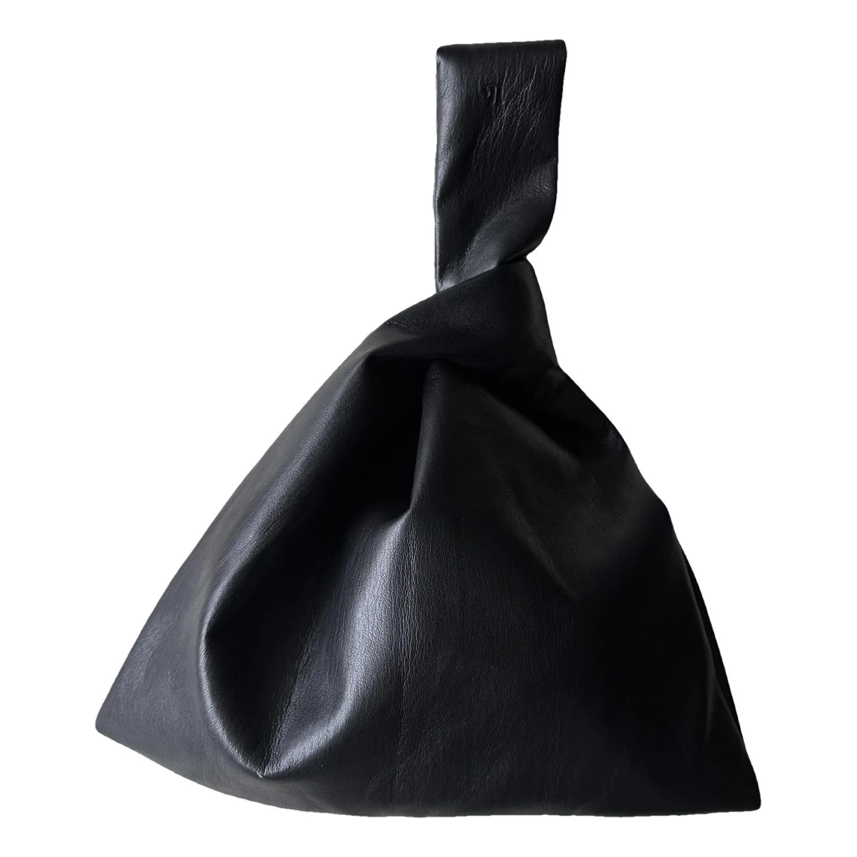Pre-owned Nanushka Jen Leather Handbag In Black