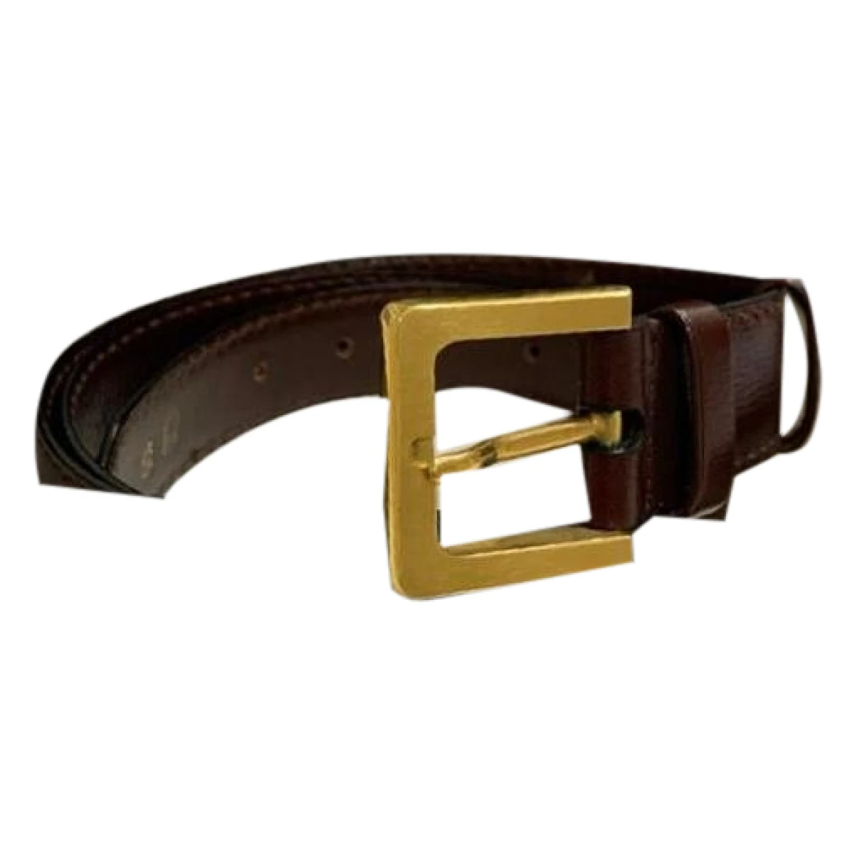 Pre-owned Valextra Leather Belt In Brown
