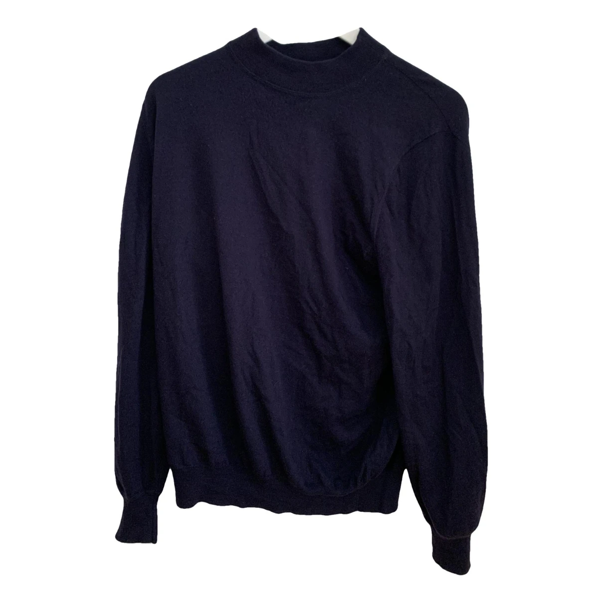 Pre-owned Brunello Cucinelli Cashmere Sweatshirt In Navy
