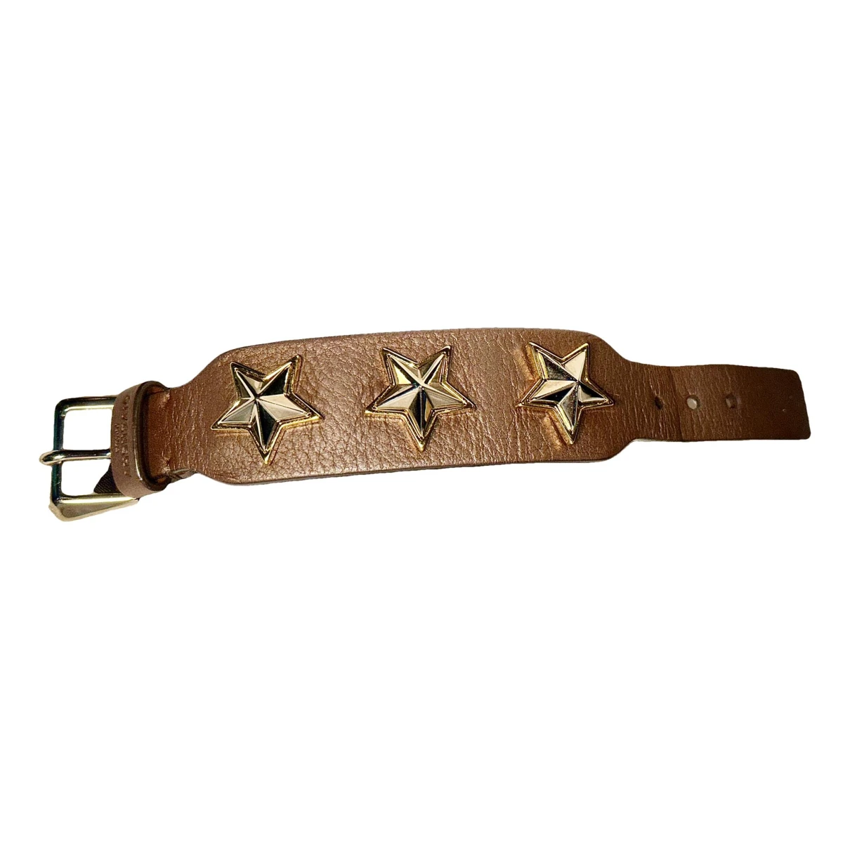 Pre-owned Givenchy Leather Bracelet In Brown