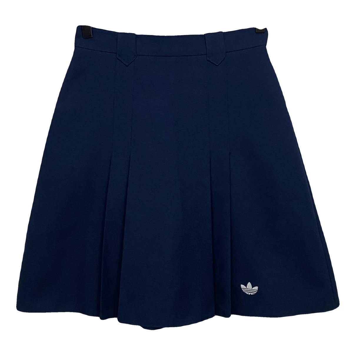 Pre-owned Adidas Originals Mid-length Skirt In Navy