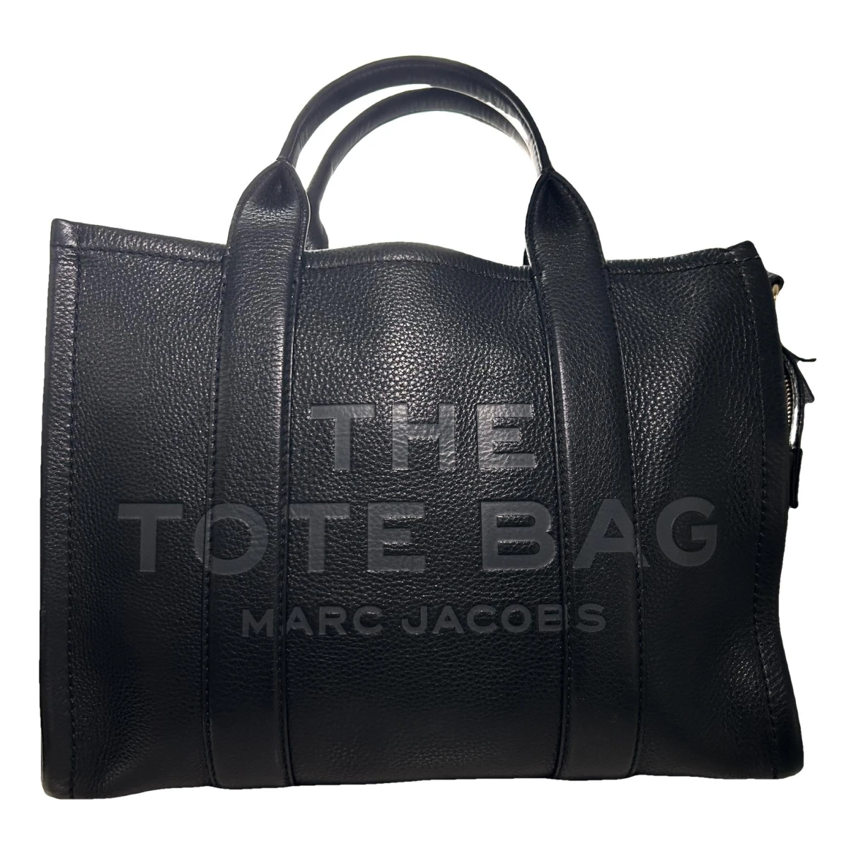 Pre-owned Marc Jacobs Leather Tote In Black