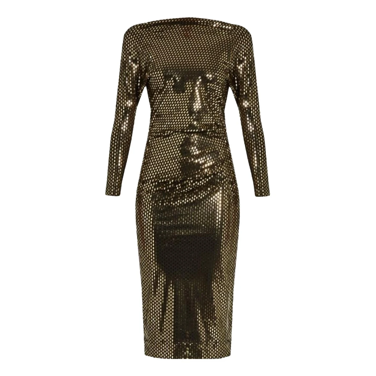 Pre-owned Vivienne Westwood Anglomania Mid-length Dress In Gold