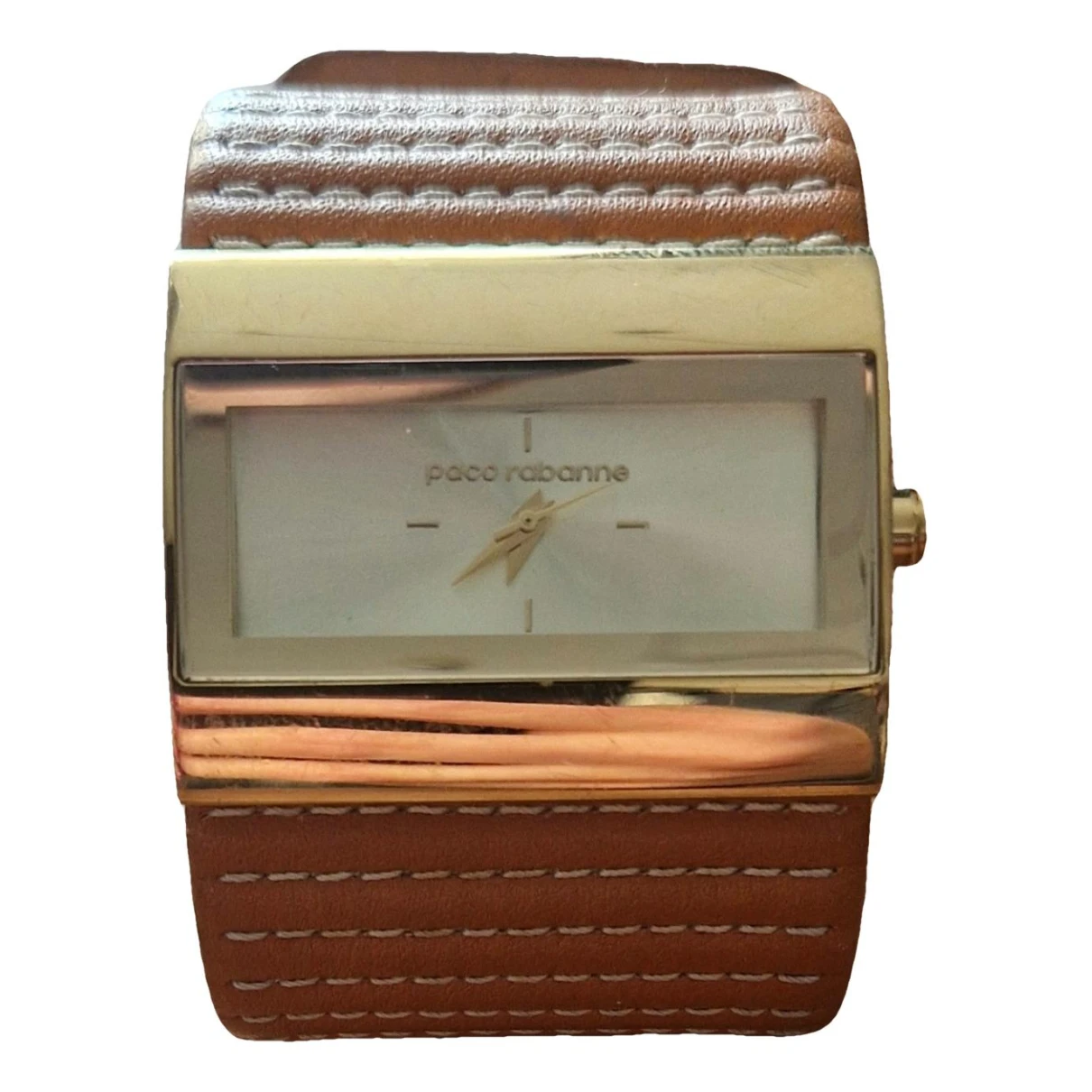Pre-owned Paco Rabanne Watch In Gold