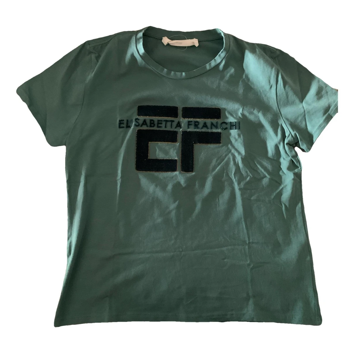 Pre-owned Elisabetta Franchi T-shirt In Green