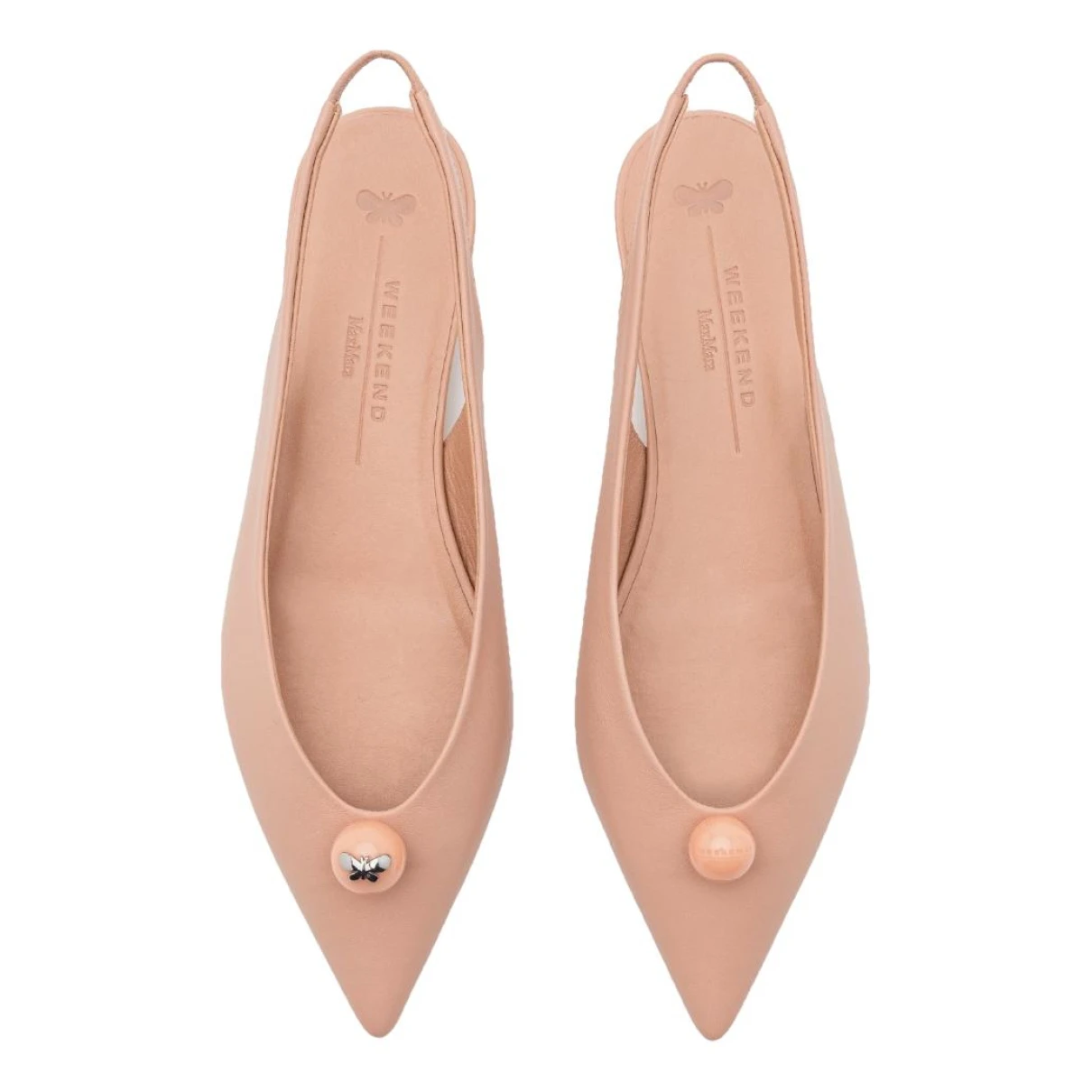 Pre-owned Max Mara Leather Flats In Other
