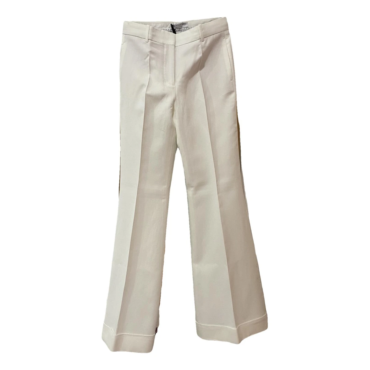 Pre-owned Victoria Beckham Trousers In Beige