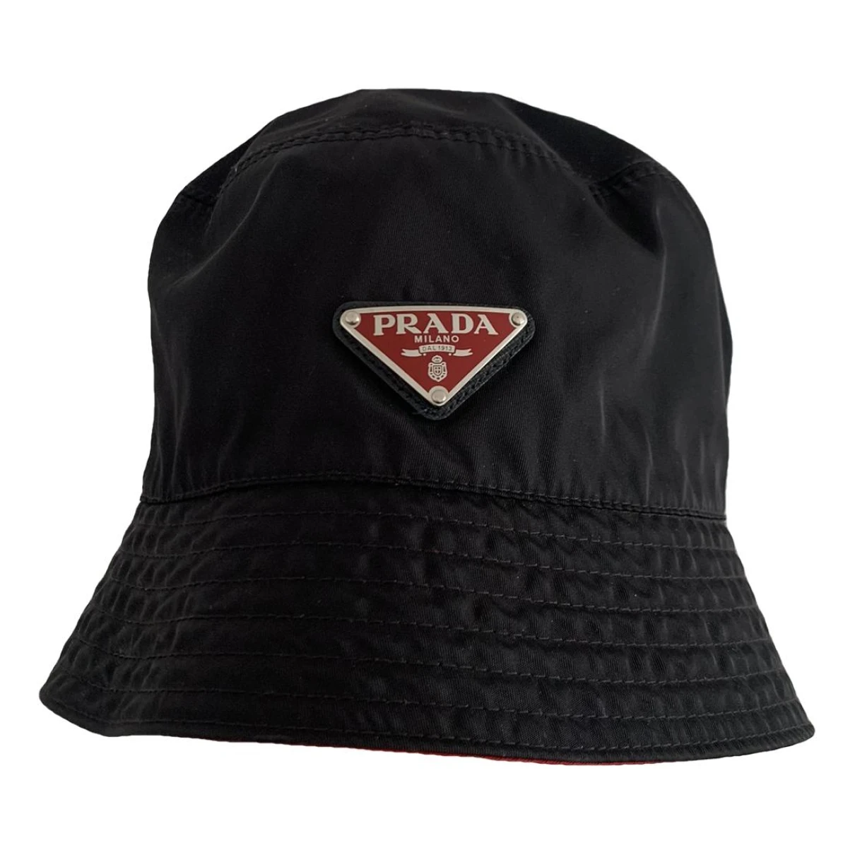 Pre-owned Prada Cap In Black