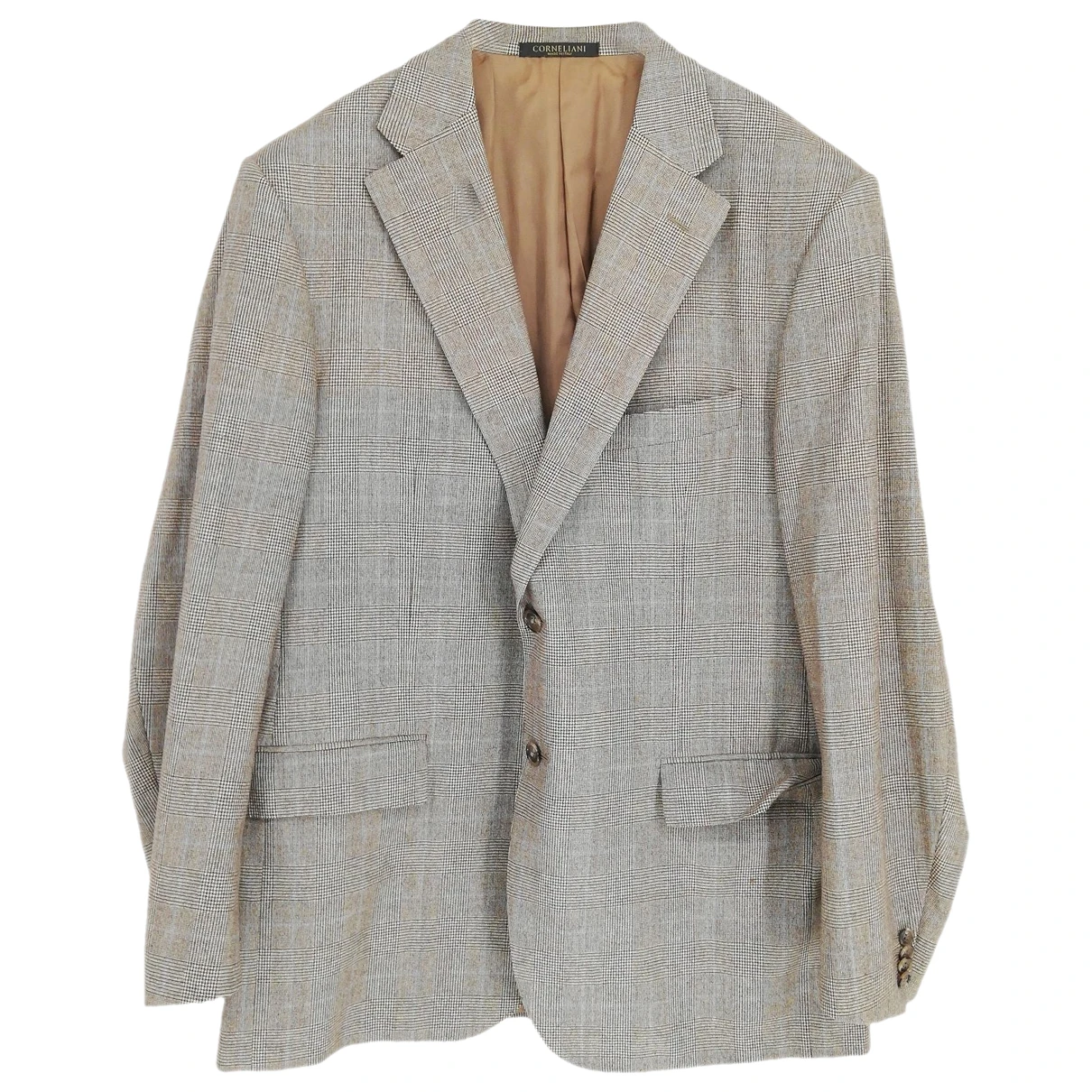 Pre-owned Corneliani Wool Jacket In Grey