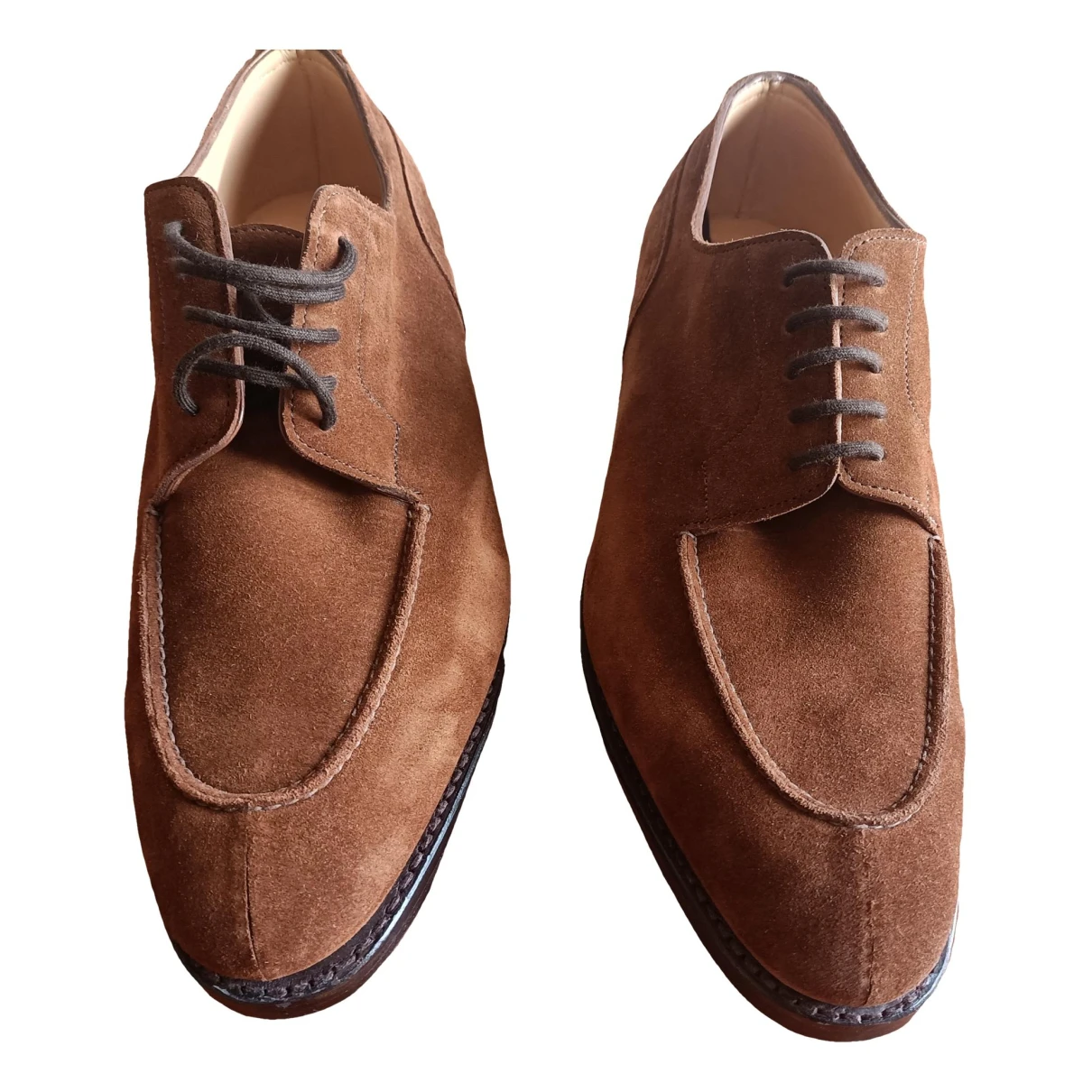 Pre-owned John Lobb Lace Ups In Brown