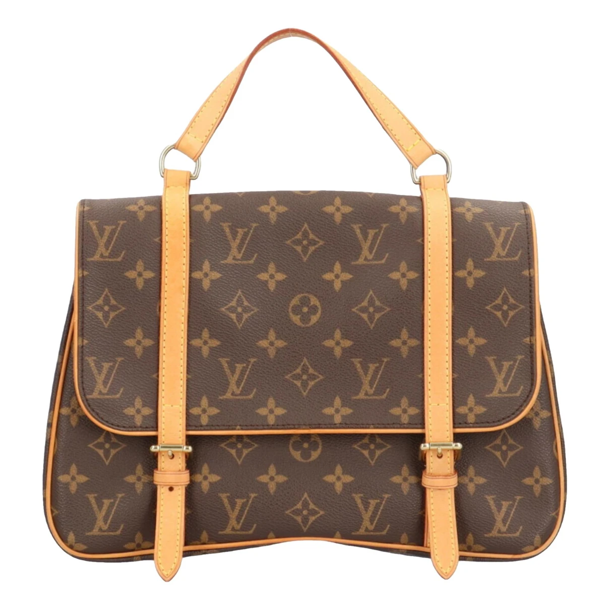 Pre-owned Louis Vuitton Marelle Backpack In Brown