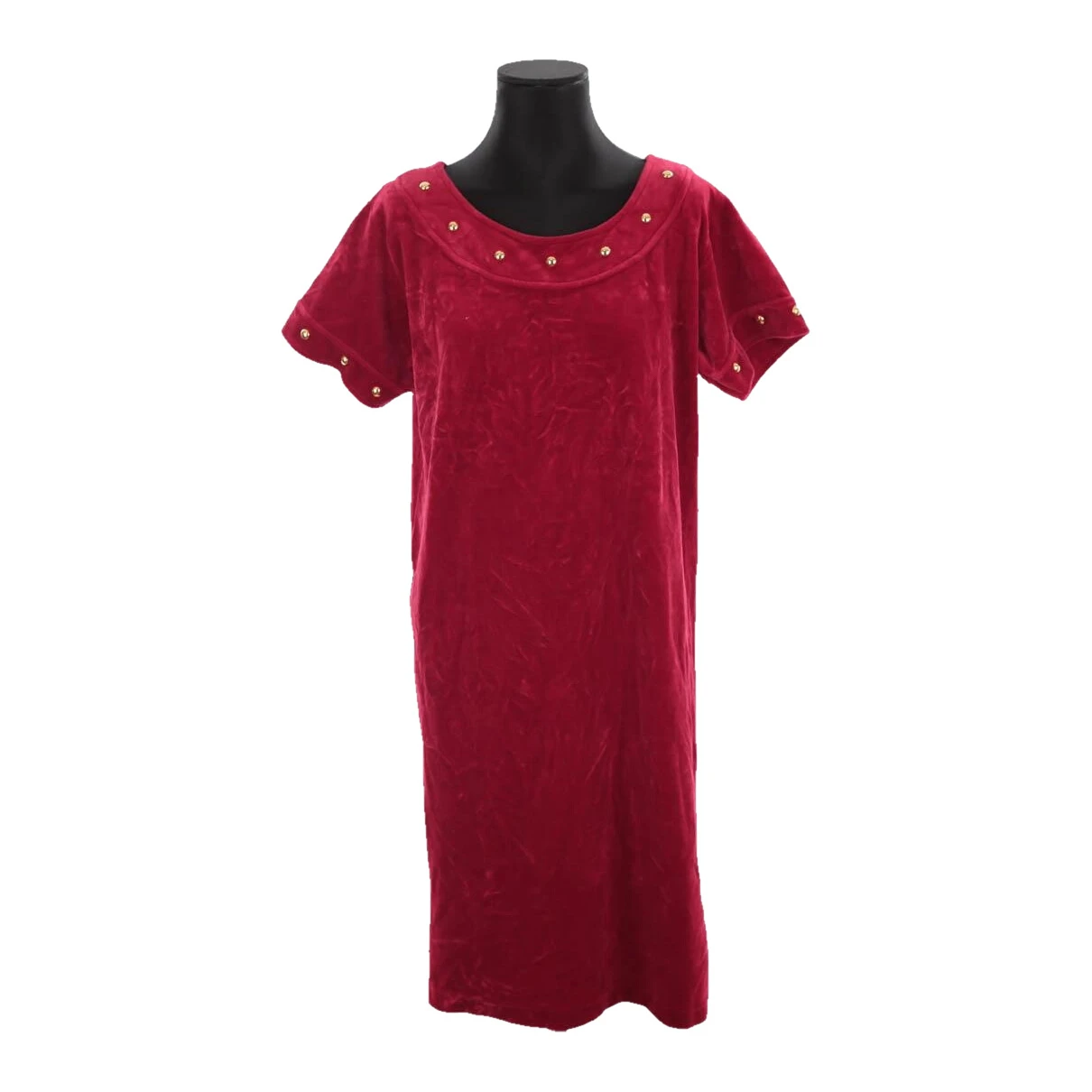 Pre-owned Saint Laurent Velvet Mid-length Dress In Red