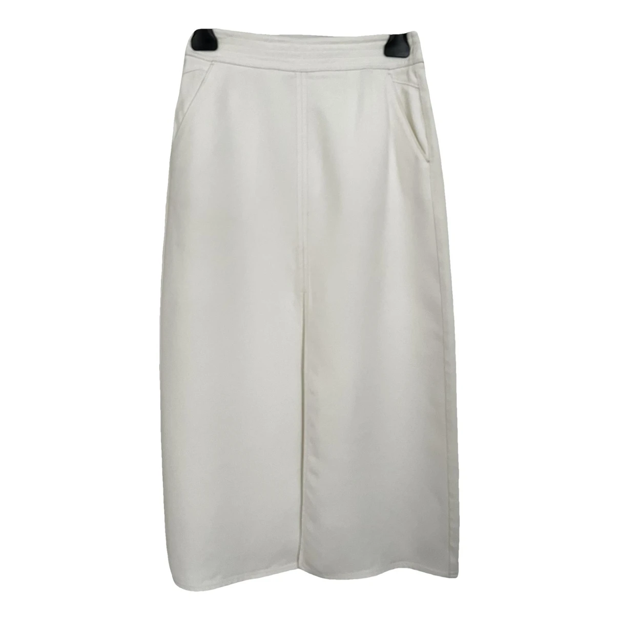 Pre-owned Louis Vuitton Mid-length Skirt In Ecru