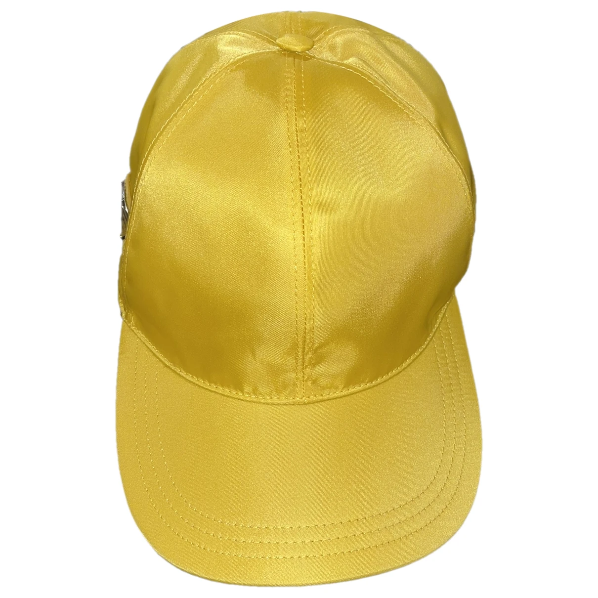 Pre-owned Prada Hat In Yellow