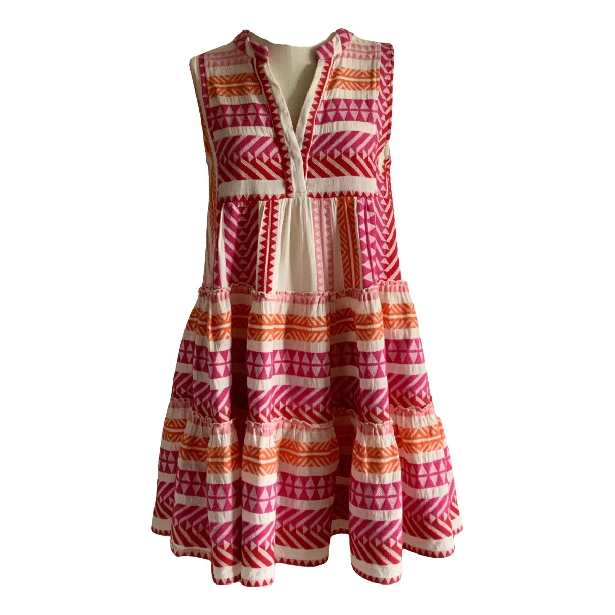 Pre-owned Devotion Twins Mid-length Dress In Multicolour