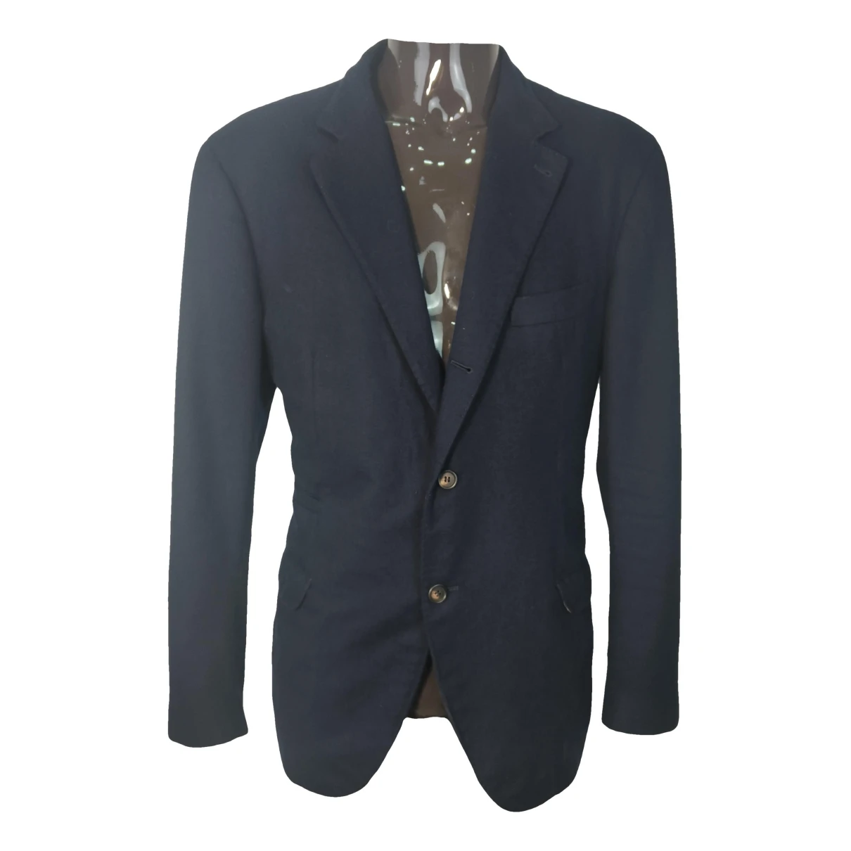 Pre-owned Brunello Cucinelli Wool Vest In Blue