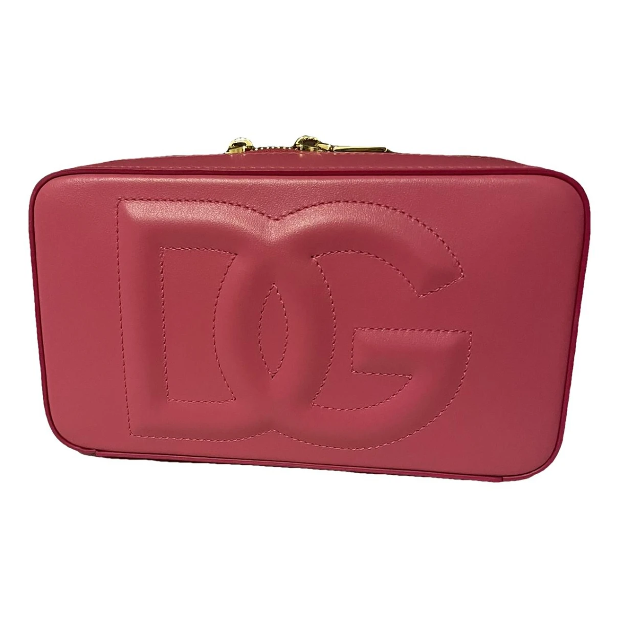 Pre-owned Dolce & Gabbana Dg Girls Leather Crossbody Bag In Pink