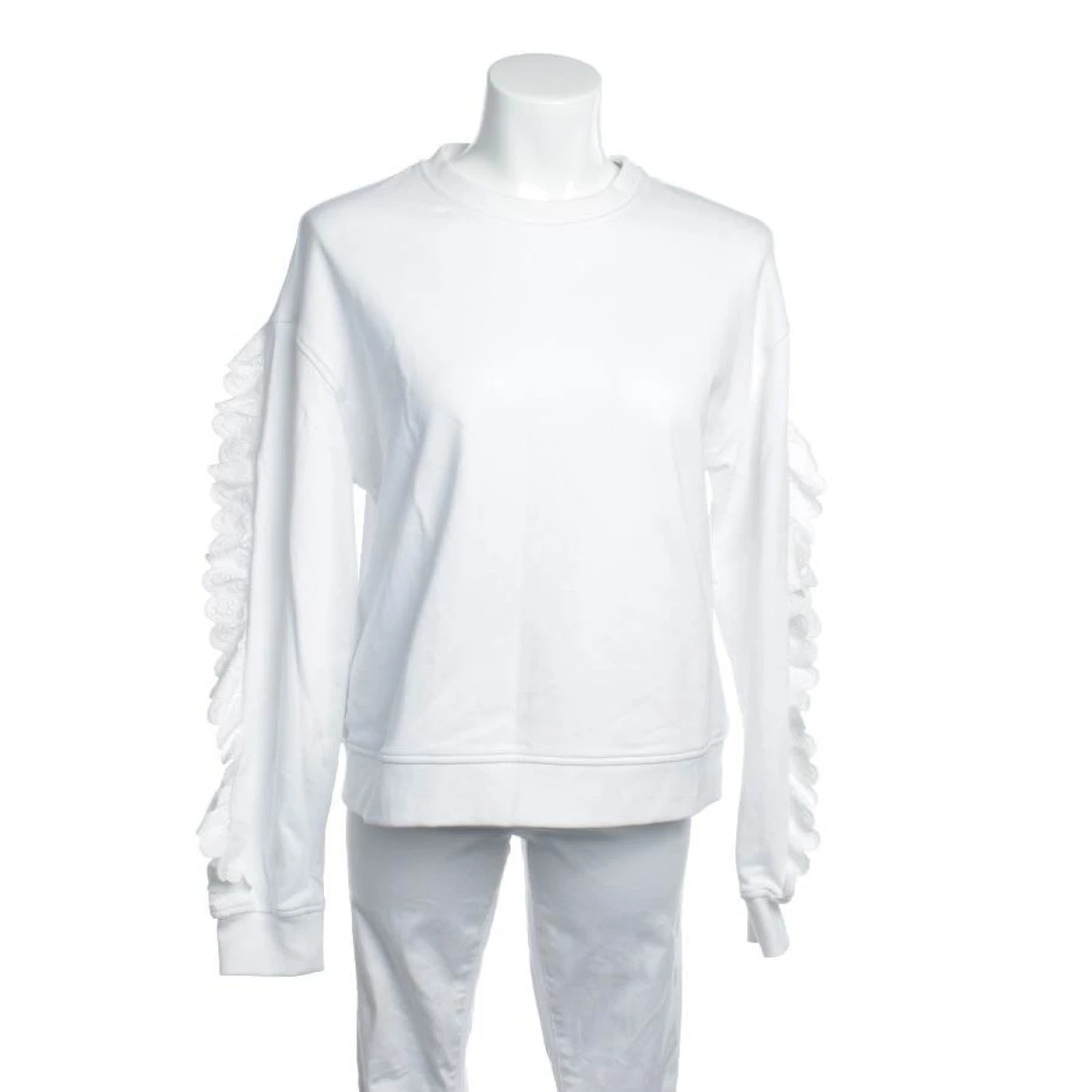 Pre-owned Alexander Mcqueen Sweatshirt In White