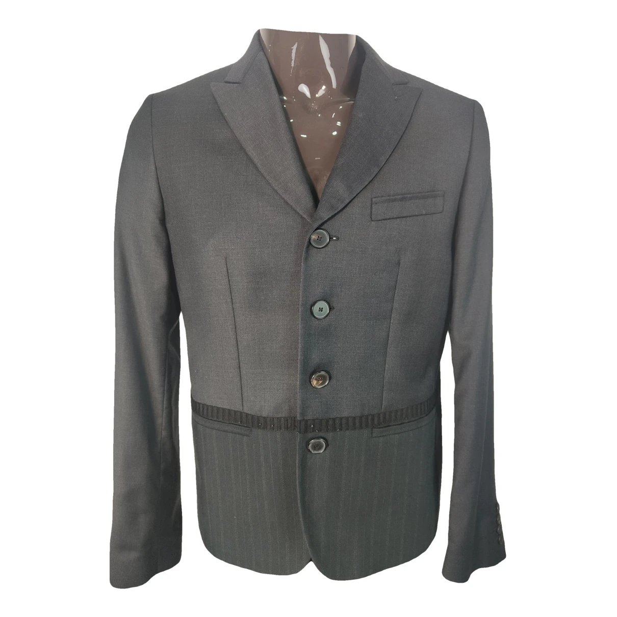 Pre-owned Antonio Marras Wool Vest In Grey