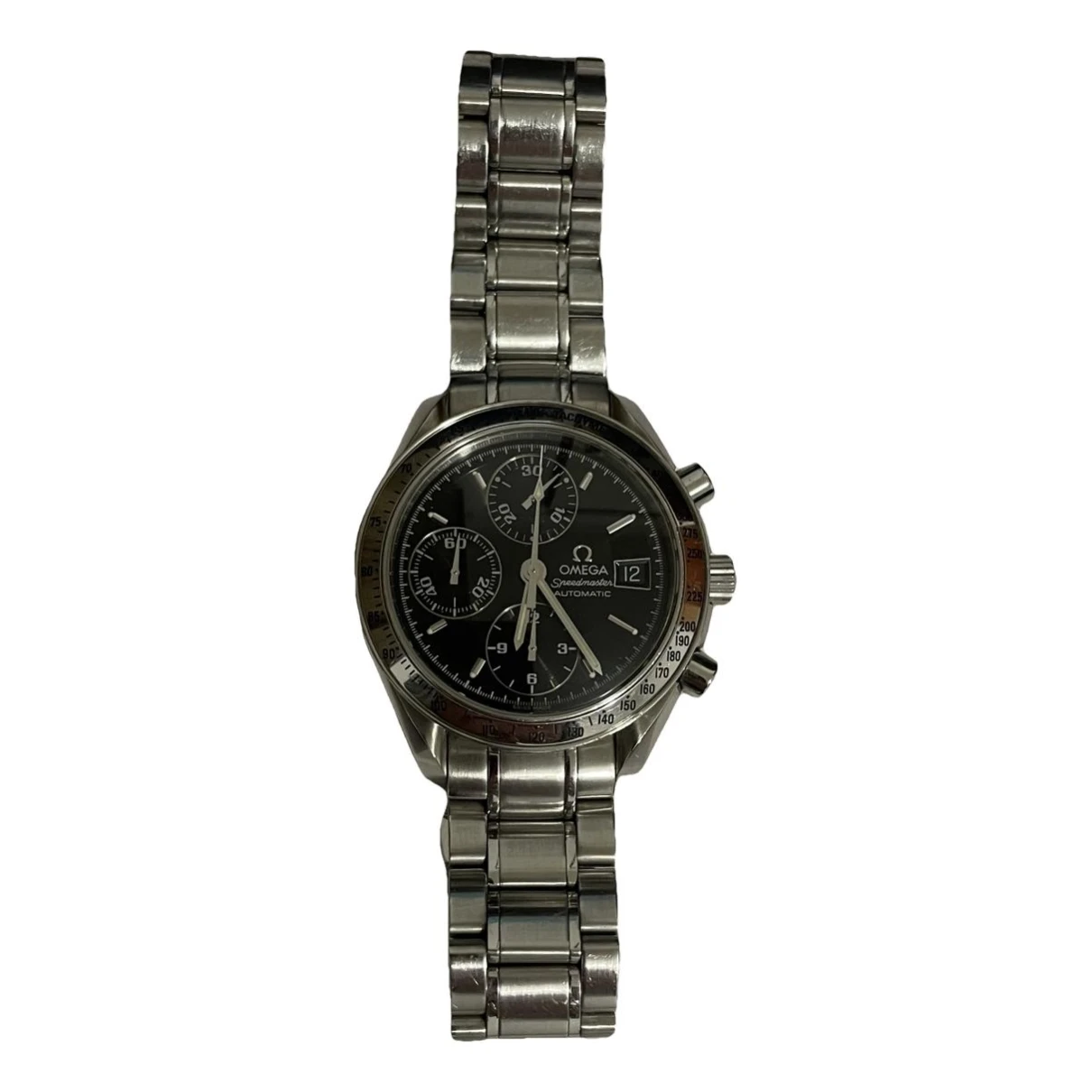 Pre-owned Omega Speedmaster Reduced Watch In Black