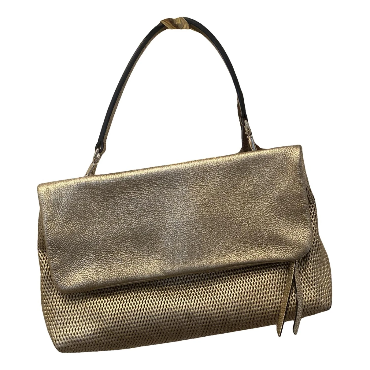 Pre-owned Gianni Chiarini Leather Handbag In Gold