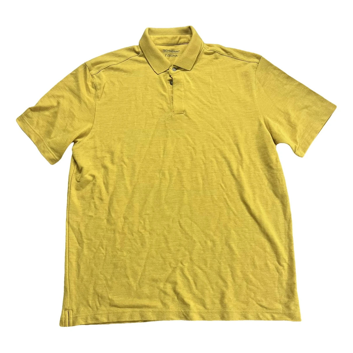 Pre-owned Zegna Polo Shirt In Yellow