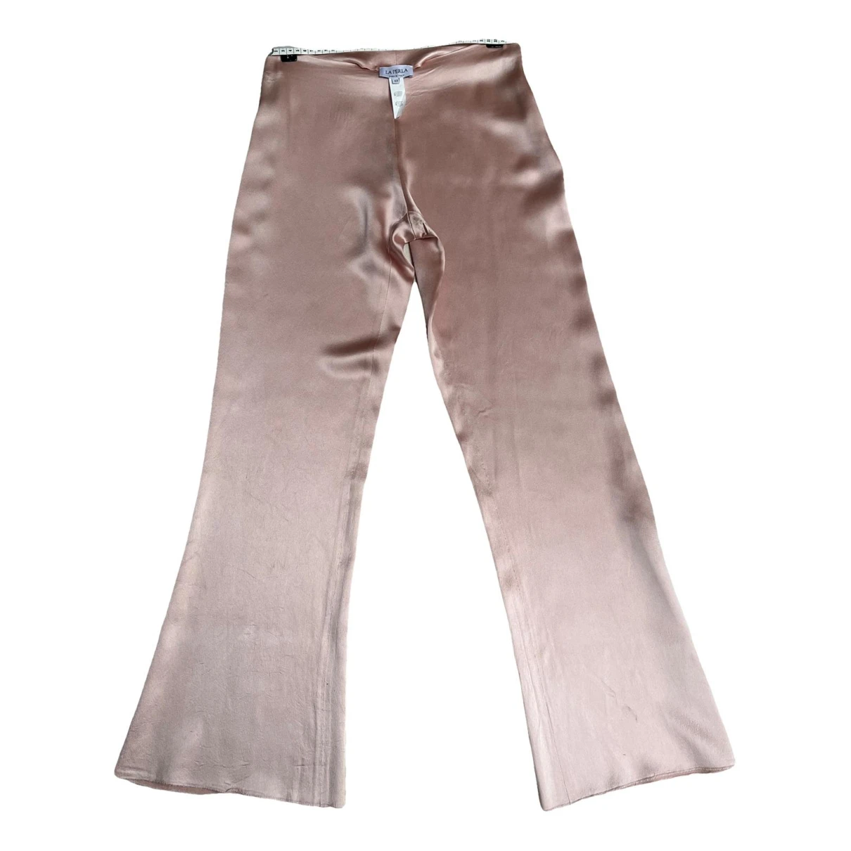Pre-owned La Perla Trousers In Pink