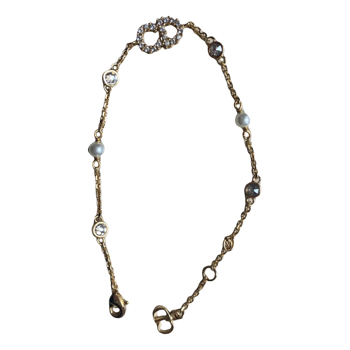 Pre-owned Dior Clair D Lune Bracelet In Gold
