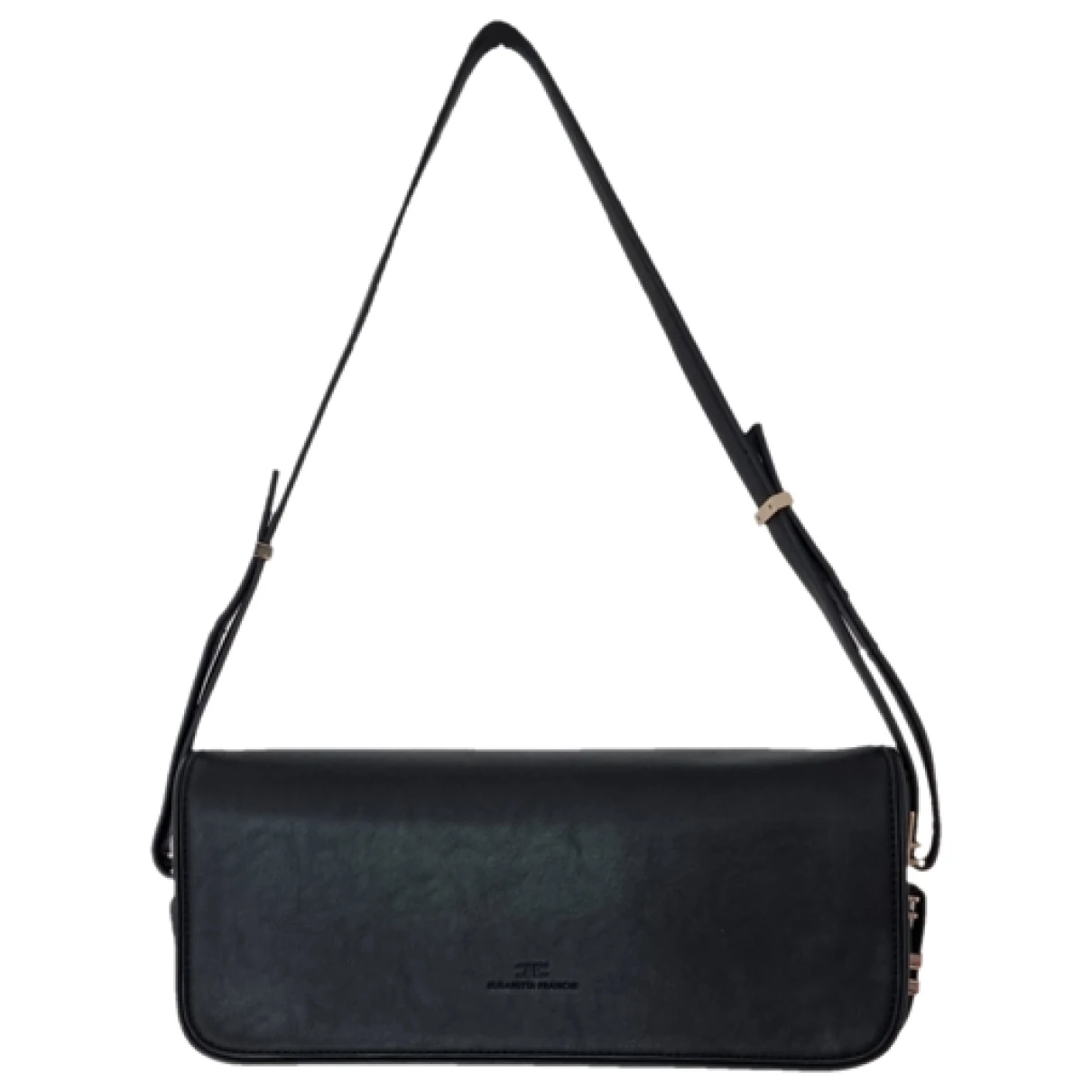 Pre-owned Elisabetta Franchi Leather Handbag In Black