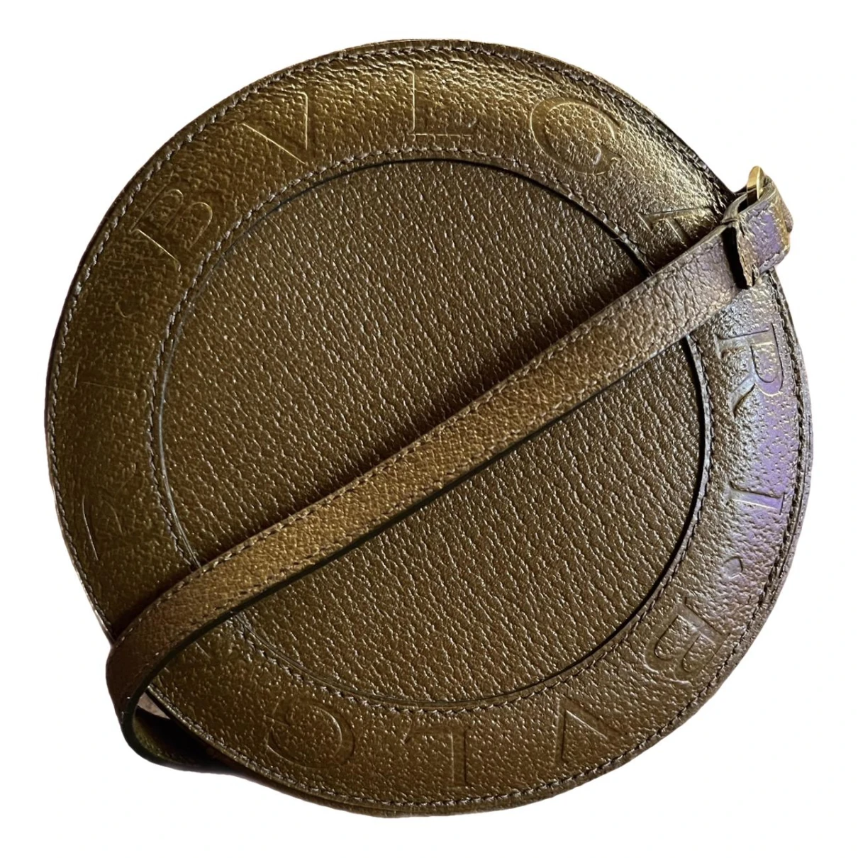 Pre-owned Bvlgari Bulgari Leather Handbag In Green