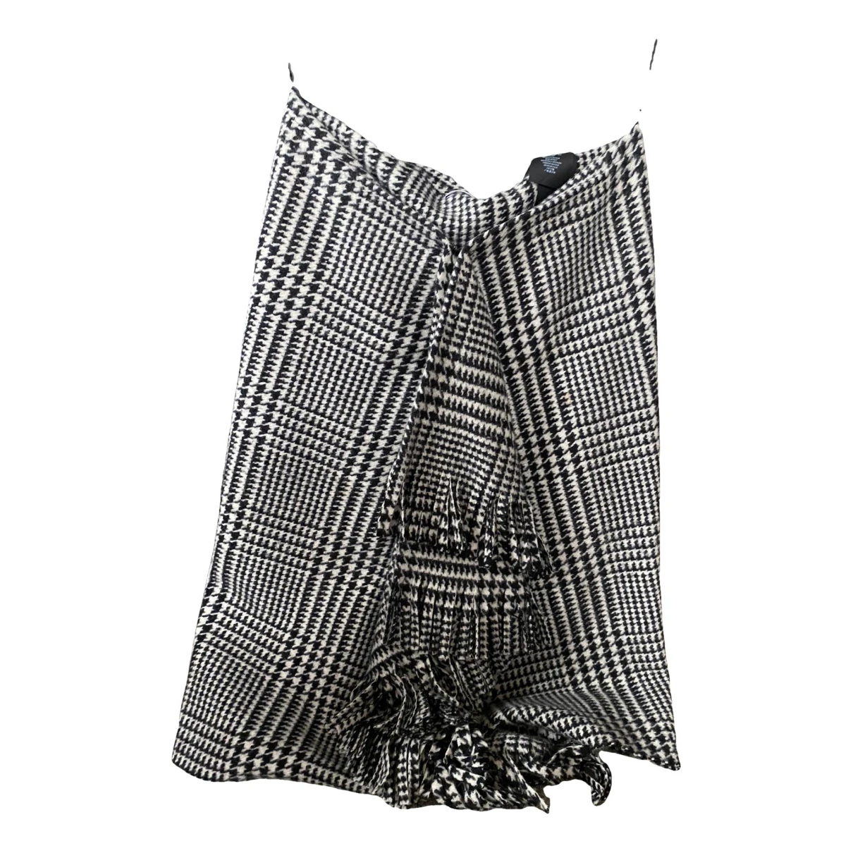 Pre-owned Balenciaga Wool Mid-length Skirt In White