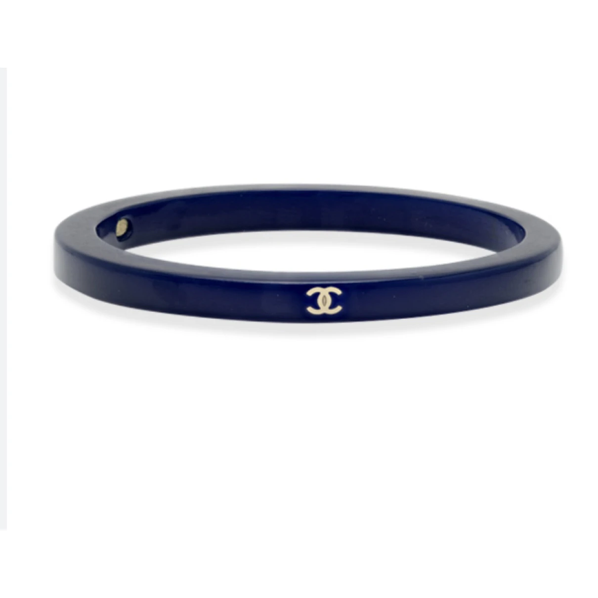 Pre-owned Chanel Cc Bracelet In Navy