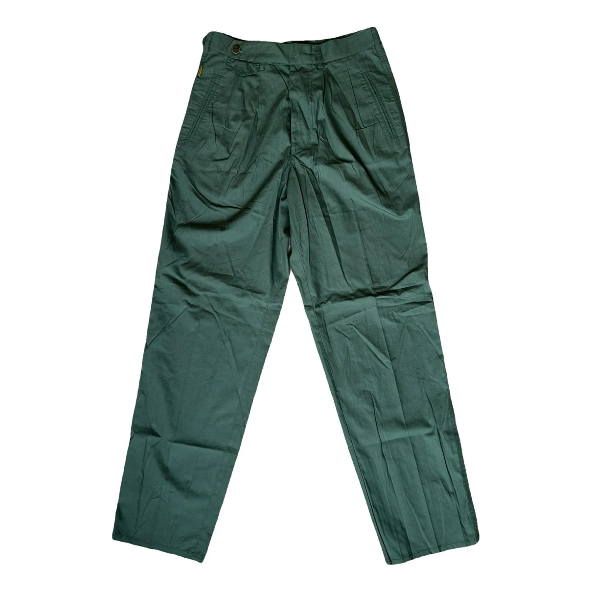 Pre-owned Emporio Armani Trousers In Green