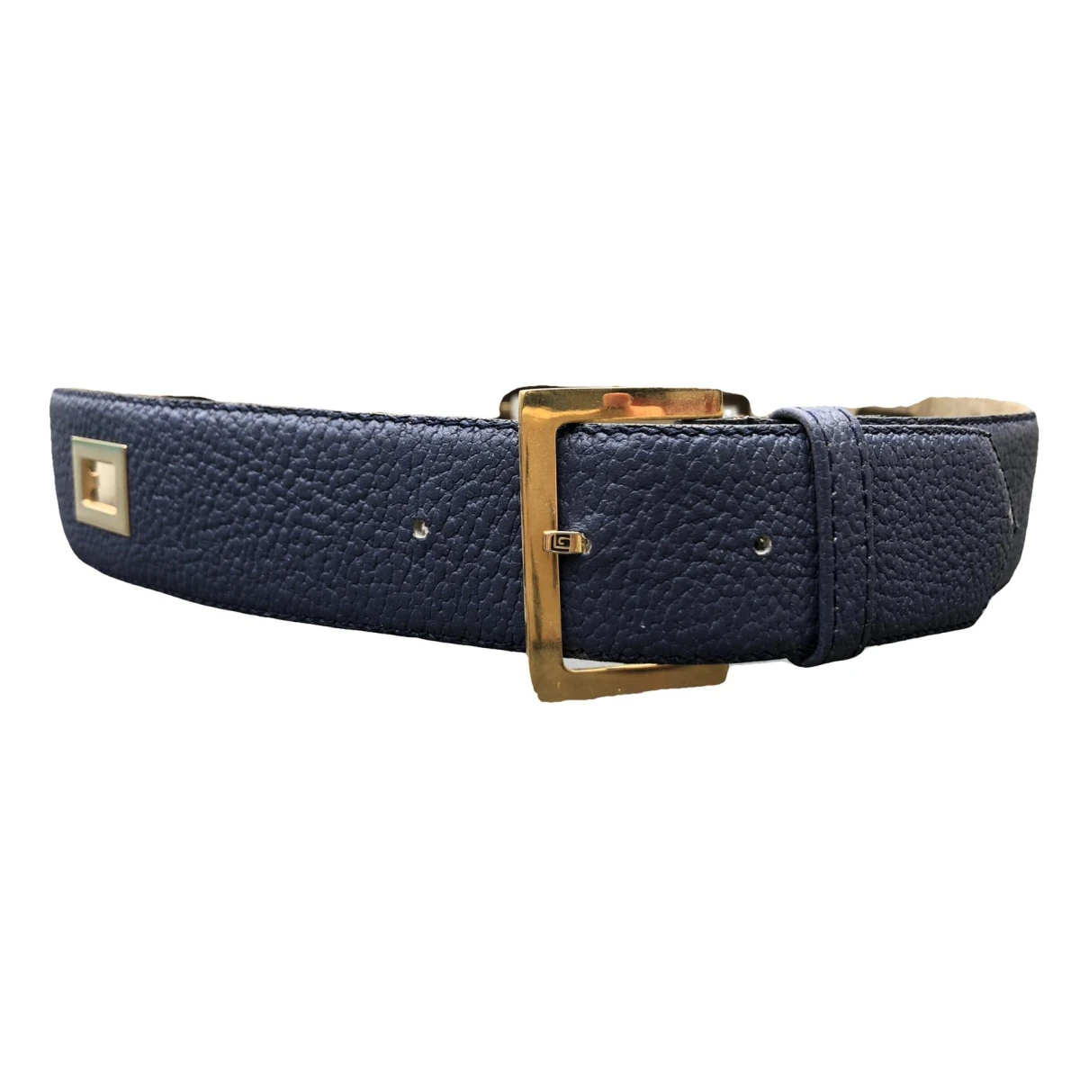 Pre-owned Guy Laroche Leather Belt In Blue
