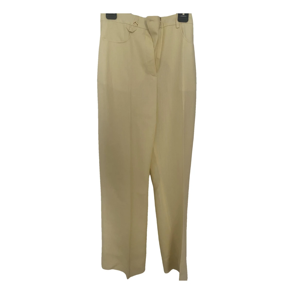 Pre-owned Jacquemus Straight Pants In Yellow