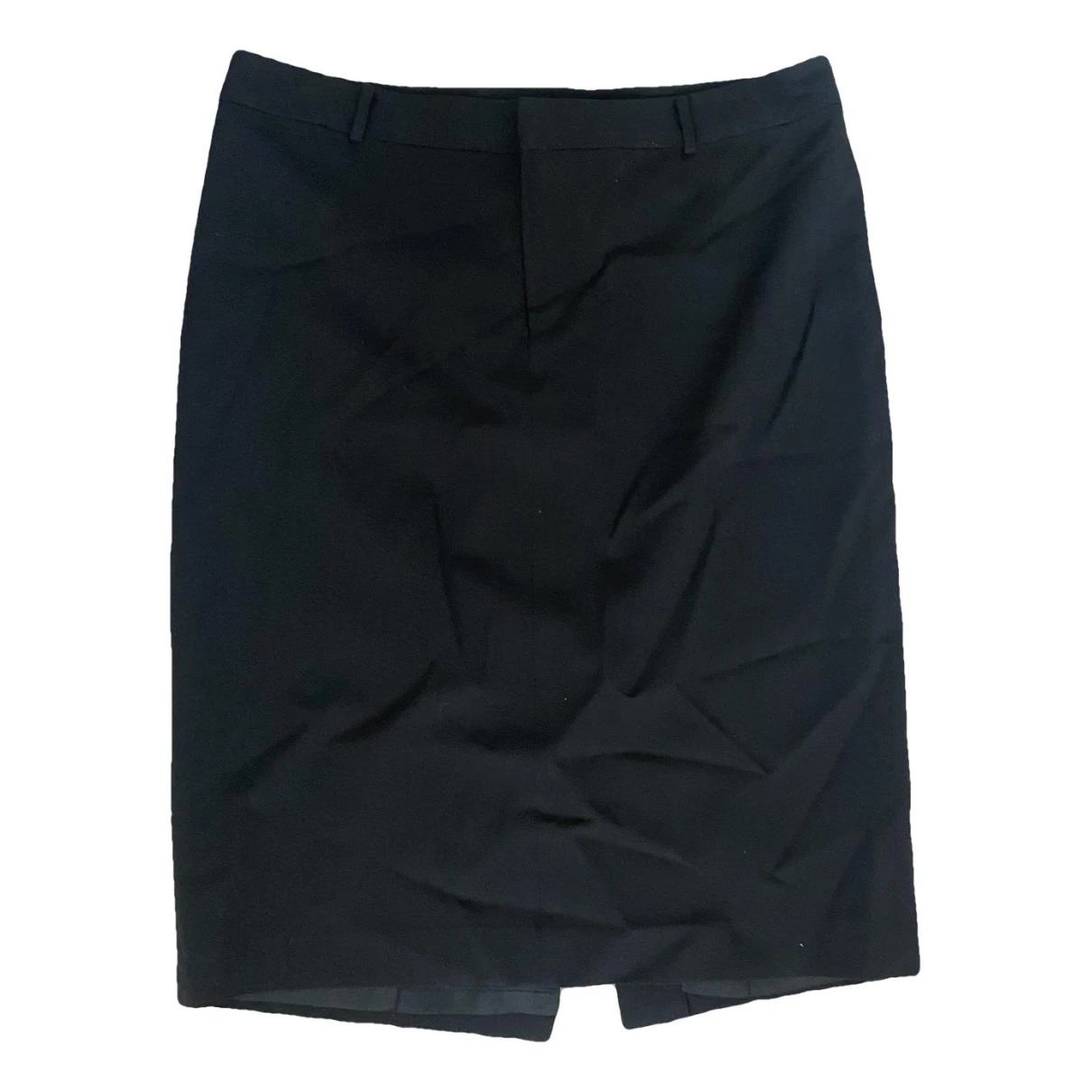 Pre-owned Ralph Lauren Wool Skirt Suit In Black