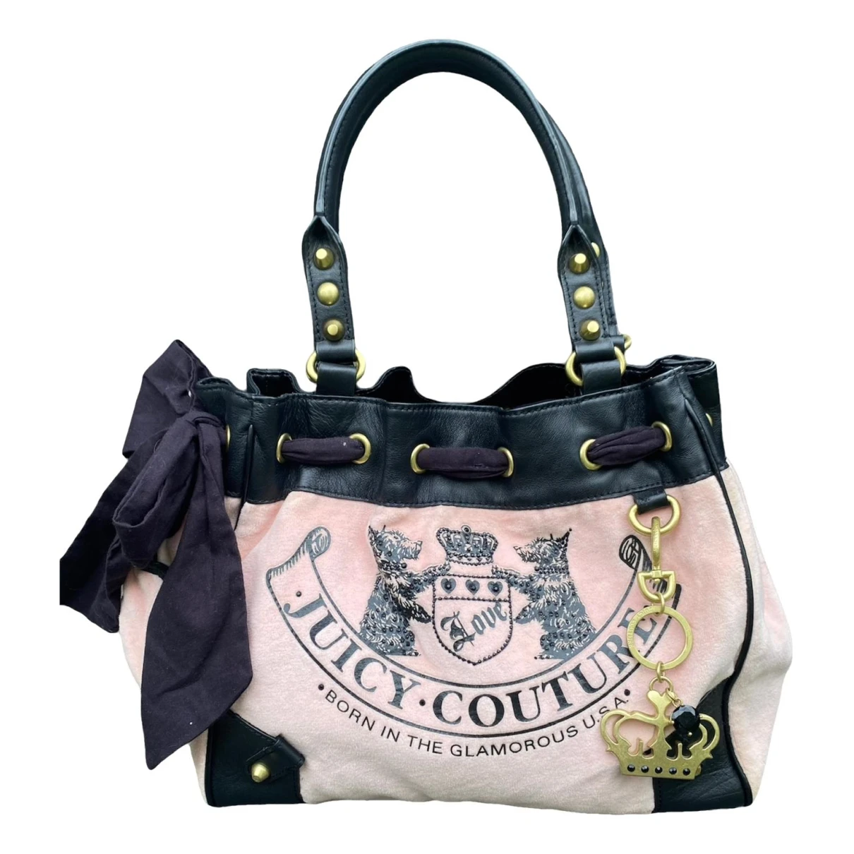 Pre-owned Juicy Couture Cloth Handbag In Pink