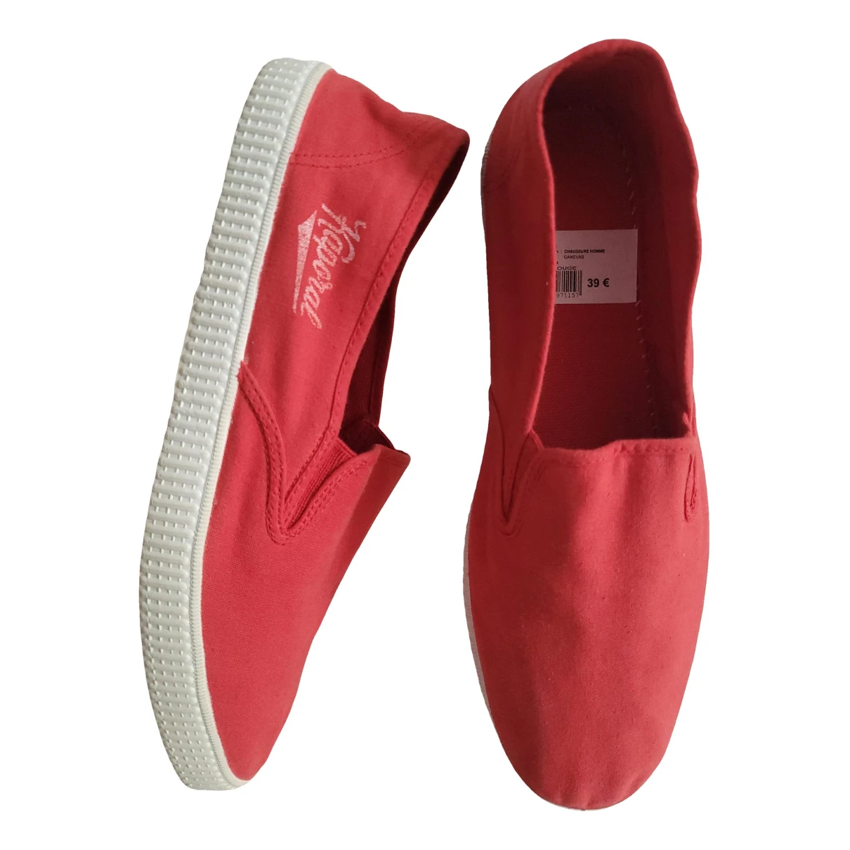 Pre-owned Kaporal Cloth Low Trainers In Red