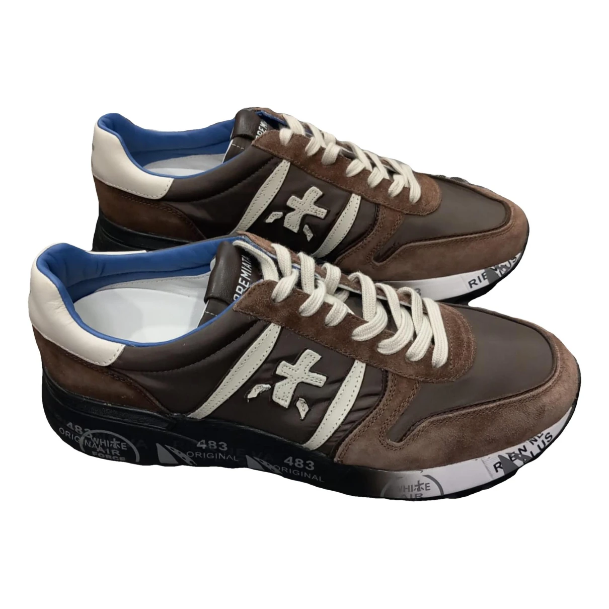 Pre-owned Premiata Low Trainers In Brown