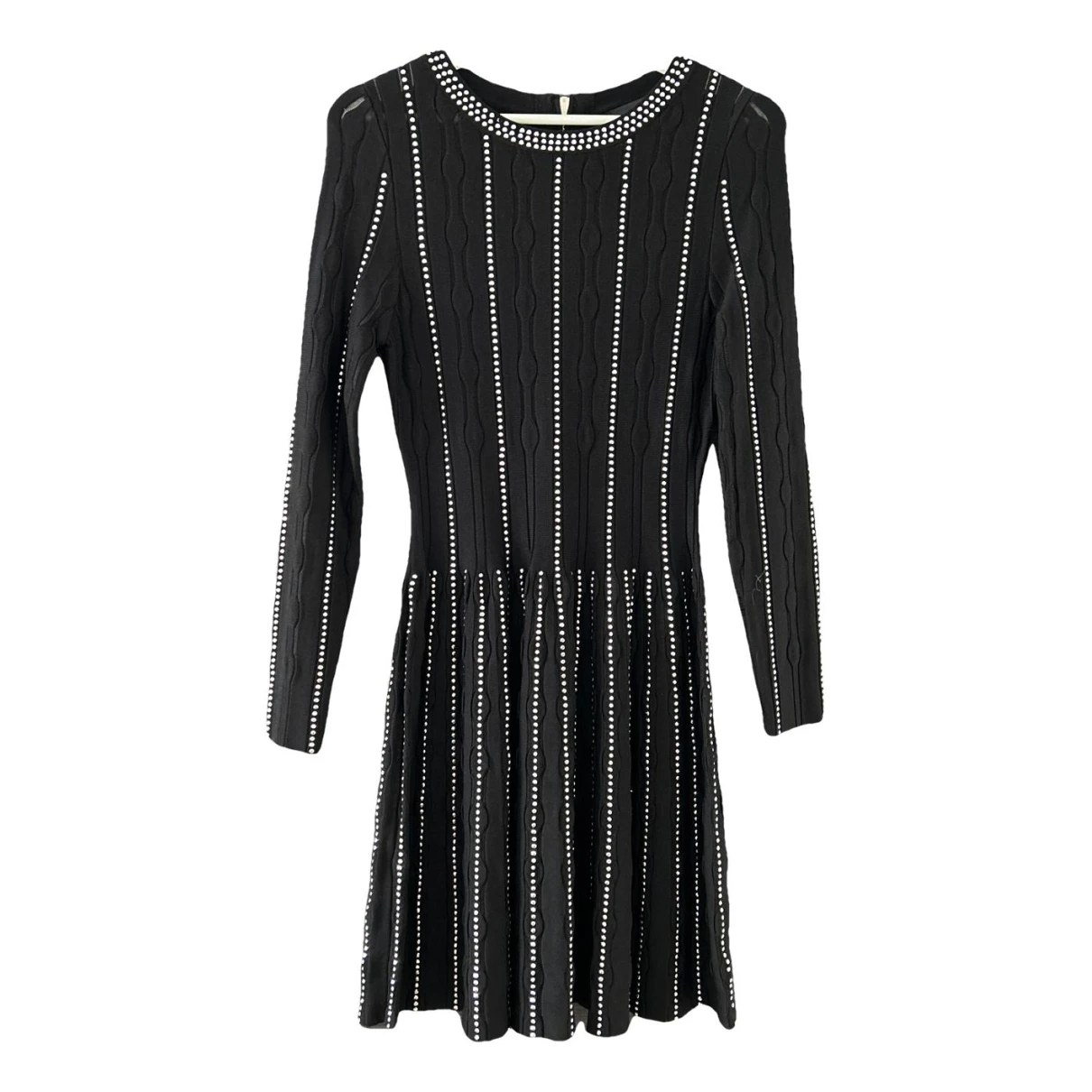 Pre-owned The Kooples Fall Winter 2019 Mid-length Dress In Black