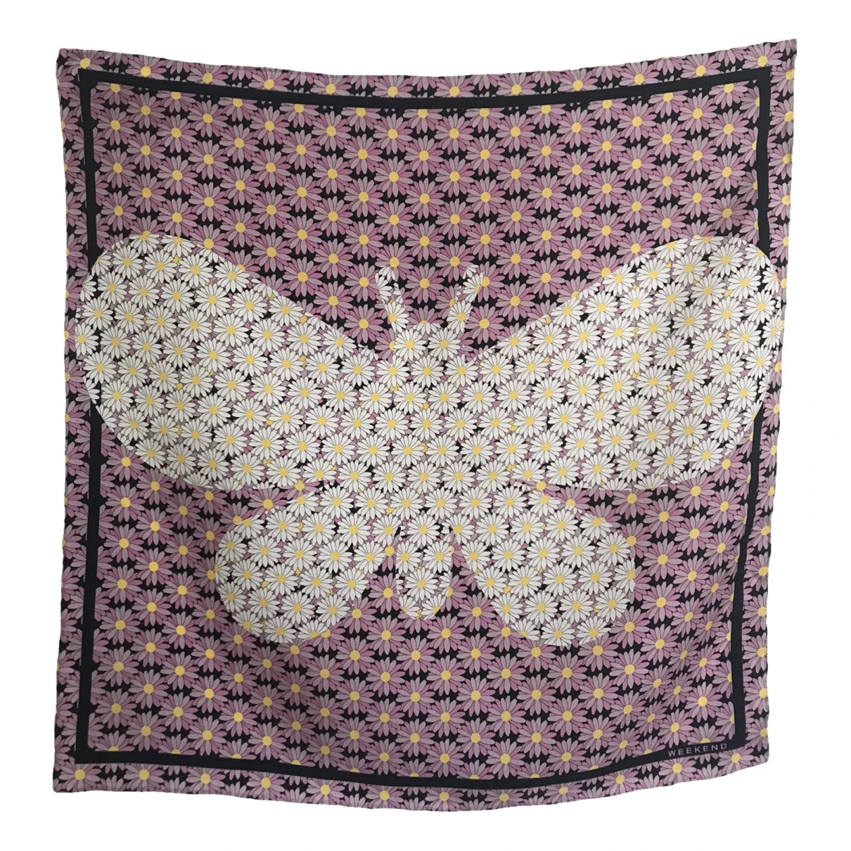 Pre-owned Max Mara Silk Handkerchief In Multicolour
