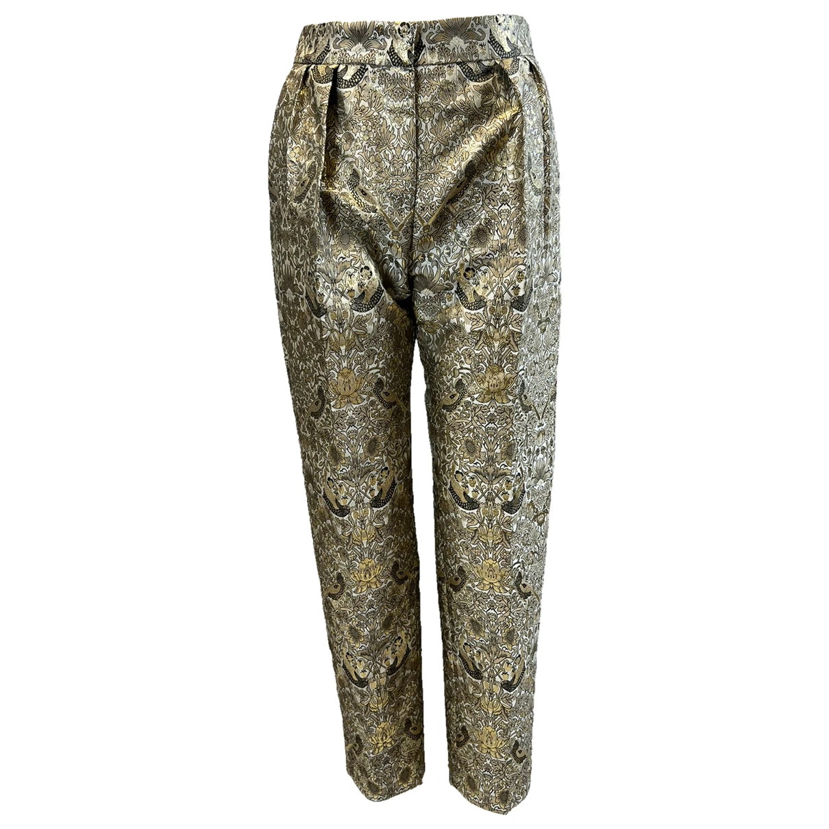 Pre-owned Max Mara Atelier Straight Pants In Multicolour