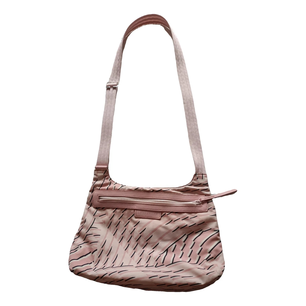Pre-owned Longchamp Crossbody Bag In Pink